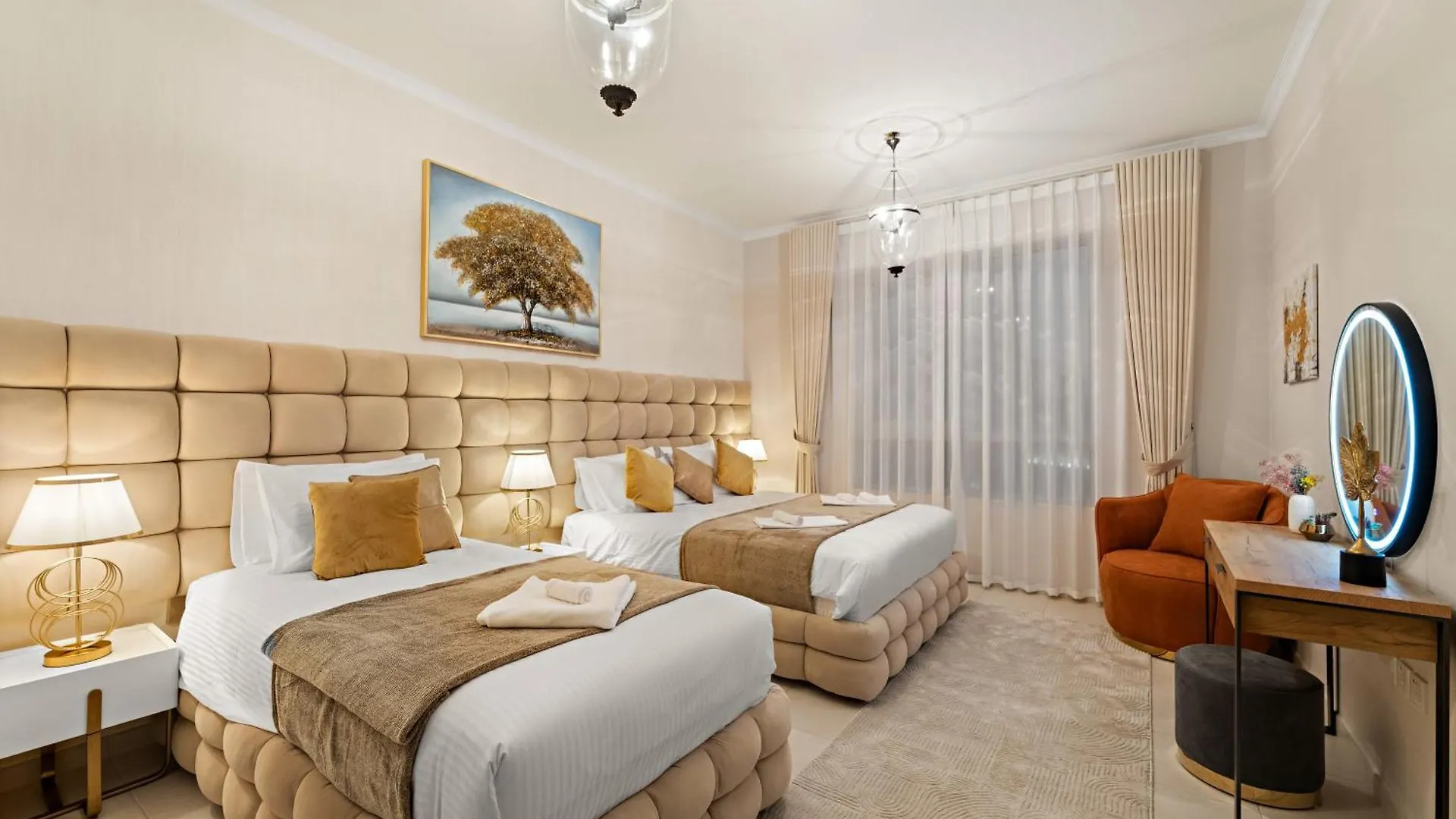 Ace Luxe, 2Br, Downtown, Burj Khalifa & Dubai Fountain View, 5 Mins Walk To Dubai Mall 0*,